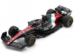 Alfa Romeo C43 #77 Valtteri Bottas F1 Team Stake Formula One F1 Italian GP (2023) and Acrylic Display Case