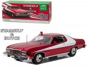 1976 Ford Gran Torino Starsky and Hutch Red Chrome Edition (TV Series 1975-79)