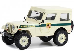 1983 Jeep CJ-5 Cream Hardtop Maryland State Police Artisan Collection