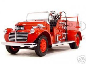 1941 GMC Fire Engine Red with Accessories