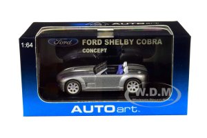 Ford Shelby Cobra Concept Tungsten Silver Metallic with Gray Stripes