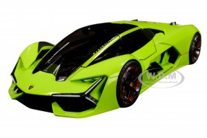 Lamborghini Terzo Millennio Lime Green with Black Top and Carbon Accents
