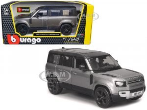 2022 Land Rover Defender 110 Dark Silver Metallic with Black Top and Sunroof