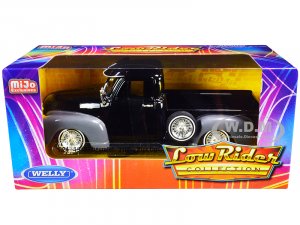 1953 Chevrolet 3100 Pickup Truck Black and Gray Low Rider Collection