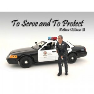 Police Officer II Figurine for  Scale Models by American Diorama