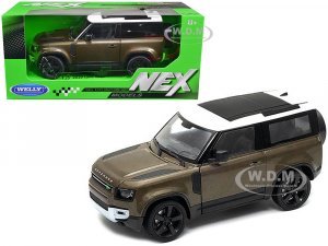 2020 Land Rover Defender Brown Metallic with White Top NEX Models