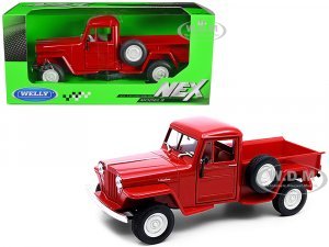 1947 Jeep Willys Pickup Truck Red NEX Models Series