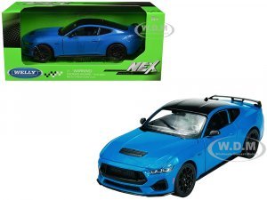 2024 Ford Mustang GT 5.0 Blue with Black Top NEX Models Series