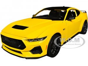2024 Ford Mustang GT 5.0 Yellow with Black Top NEX Models Series