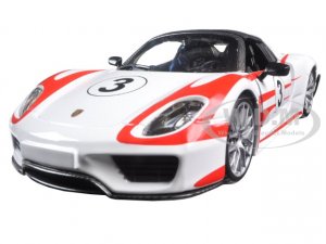 Porsche 918 Spyder Weissach #3 White