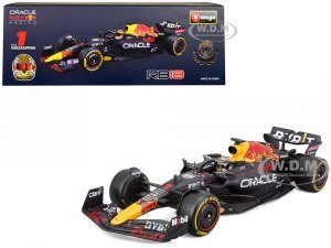 Red Bull Racing RB18 #1 Max Verstappen Oracle Winner Formula One F1 Abu Dhabi GP Drivers Champion (2022)