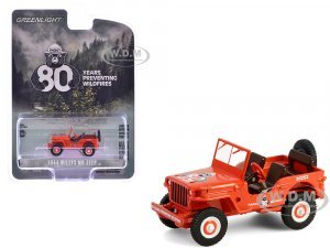 1944 Willys MB Jeep Red Smokey Bear 80th Anniversary Anniversary Collection Series 17