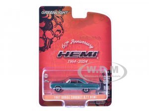 1967 Dodge Coronet R/T Hemi Turquoise Metallic Hemi 60th Anniversary Anniversary Collection Series 17