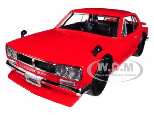 1971 Nissan Skyline GT-R Red (KPGC10) JDM Tuners