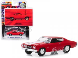 GREENLIGHT 1/64 1970 CHEVROLET CHEVELLE SS 454 RED VINTAGE AD CARS 30061 Chase 