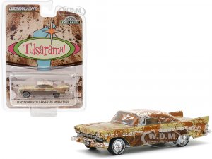 1957 Plymouth Belvedere (Unearthed) Desert Gold with Sand Dune White Top Tulsa Oklahoma Tulsarama Underground Vault (2007) Hobby Exclusive
