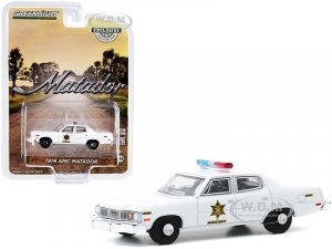 1974 AMC Matador White Hazzard County Sheriff Hobby Exclusive