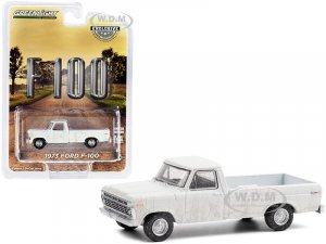 1973 Ford F-100 Pickup Truck White (Dirty Version) Hobby Exclusive