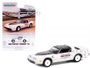1980 Pontiac Firebird Trans Am T/A White with Black Top Official Pace Car 64th Annual Indianapolis 500 Mile Race Hobby Exclusive