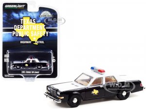 1981 Dodge Diplomat White and Black Highway Patrol Texas Department of Public Safety