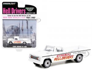 1966 Dodge D-100 Pickup Truck White Hell Drivers New York World’s Fair (1964-1965) Hobby Exclusive