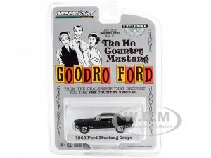 1967 Ford Mustang Stealth Matt Black He Country Special Bill Goodro Ford Denver Colorado Hobby Exclusive Series