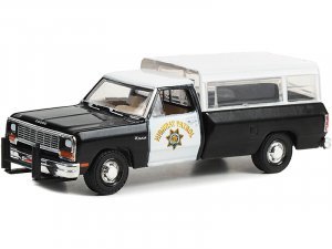 1985 Dodge Ram D-100  Black and White California Highway Patrol Hobby Exclusive