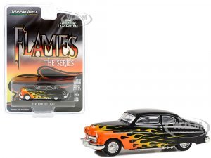 1949 Mercury Eight Black with Flames Flames-Hobby Exclusive Series