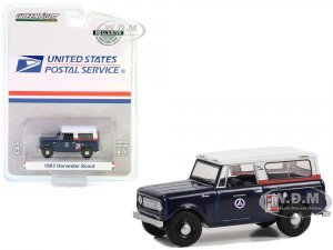 1967 Harvester Scout RHD (Right Hand Drive) Blue with White Top USPS (United States Postal Service) Hobby Exclusive Series