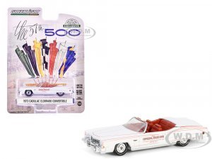 1973 Cadillac Eldorado Convertible 57th Annual Indianapolis 500 Mile Race Official Pace Car White with Red Interior Hobby Exclusive Series
