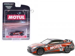 2015 Nissan GT-R (R35) #2 MOTUL Gray with Red Graphics Hobby Exclusive Series