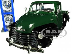 1953 Chevrolet 3100 Pickup Truck Green with Extra Wheels Just Trucks Series