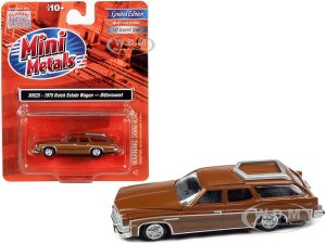 1975 Buick Estate Wagon Bittersweet Brown with Woodgrain Sides 7 (HO) Scale