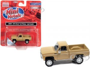 1975 Chevrolet 4x4 Pickup Truck Light Saddle Beige  (HO) Scale