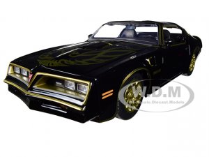 1977 Pontiac Firebird Trans Am Black with Replica Buckle Smokey and the Bandit (1977) Movie Hollywood Rides Series
