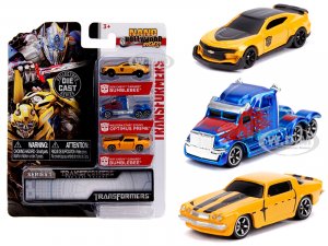 Transformers 3 piece Set Nano Hollywood Rides Series 1