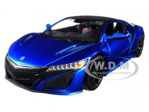 2018 Acura NSX Blue with Black Top