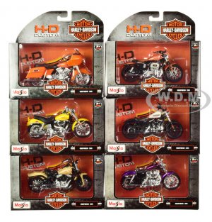 Harley-Davidson Motorcycles 6 piece Set Series 38