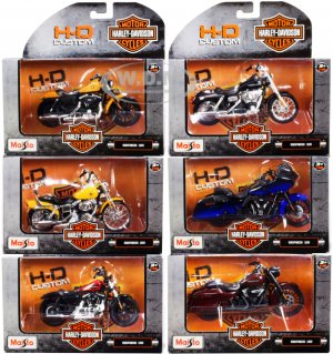 Harley-Davidson Motorcycles 6 piece Set Series 39