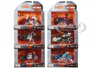 Harley-Davidson Motorcycles 6 piece Set Series 40