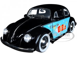 1959 Volkswagen Beetle Black with Graphics I Love the 50s Series