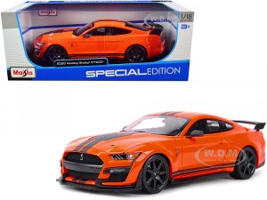 2020 Ford Mustang Shelby GT500 Orange with Black Stripes Special Edition