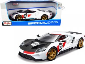 2021 Ford GT #98 White Heritage Edition