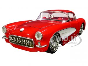 1957 Chevrolet Corvette Red with Red Interior Bigtime Muscle