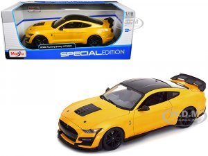 2020 Ford Mustang Shelby GT500 Yellow with Black Top Special Edition