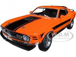 1970 Ford Mustang Mach 1 428 Twister Special Orange with Black Stripes Special Edition