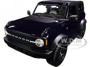 2021 Ford Bronco Wildtrak Dark Blue Metallic with Dark Gray Top Special Edition