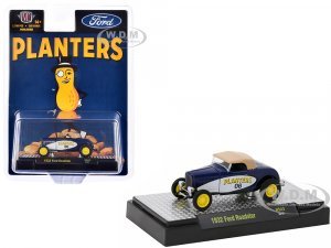 1932 Ford Roadster #06 Blue and White with Tan Soft Top Planters Peanuts