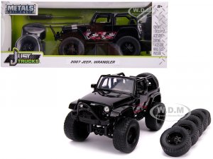 2007 Jeep Wrangler Black with Extra Wheels Just Trucks Series