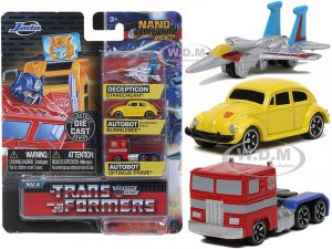 Transformers 3 piece Set Release 2 Nano Hollywood Rides